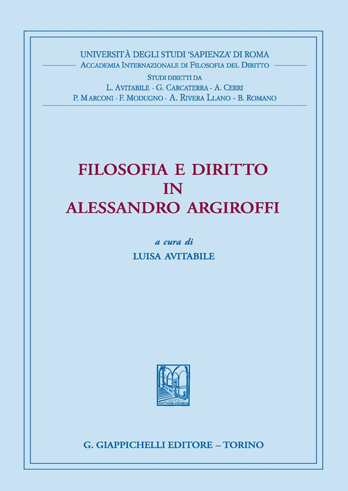 Filosofia e diritto in Alessandro Argiroffi