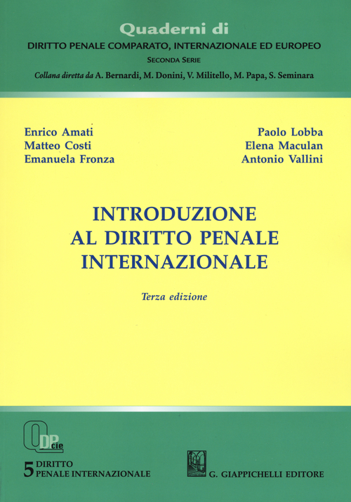 Introduzione al diritto penale internazionale