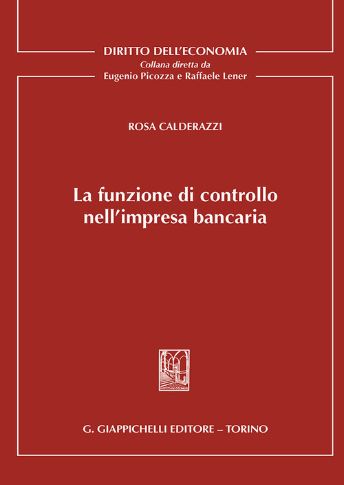 La funzione di controllo nell'impresa bancaria