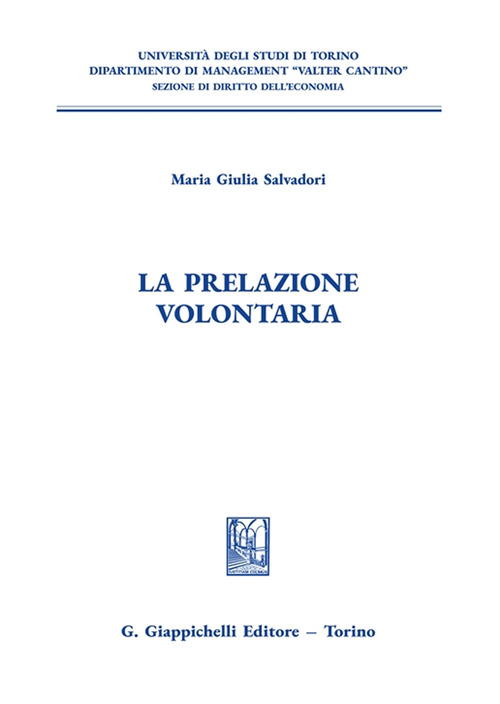 La prelazione volontaria
