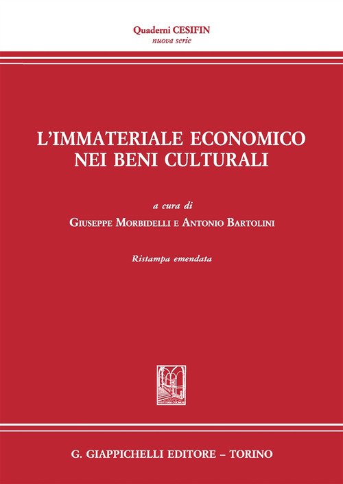 L'immateriale economico nei beni culturali