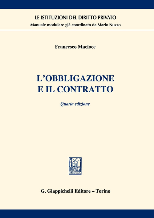 L'obbligazione e il contratto