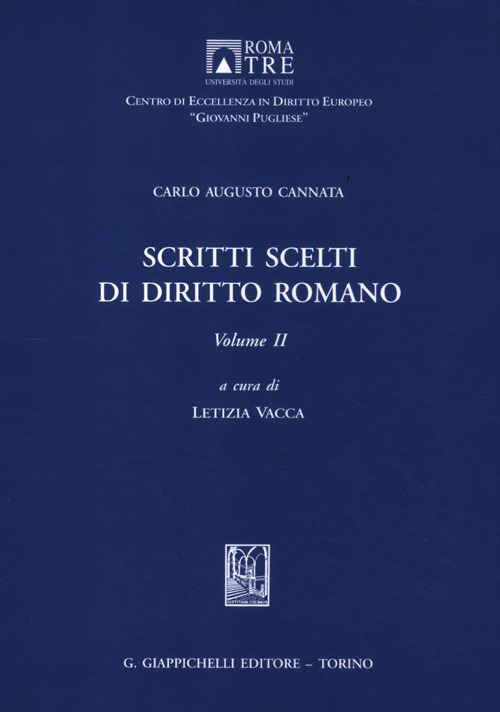 Scritti scelti di diritto romano