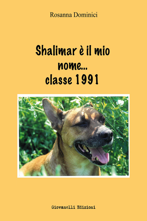 Shalimar &egrave; il mio nome... classe 1991