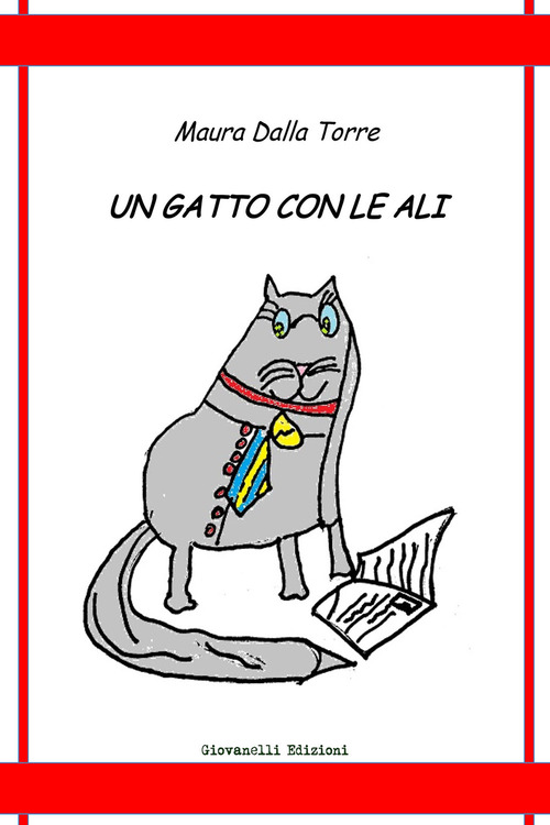Un gatto con le ali