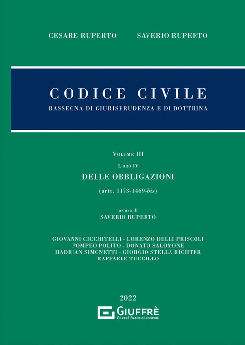 Codice civile. Rassegna di giurisprudenza e di dottrina