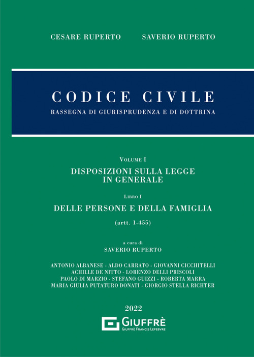 Codice civile. Rassegna di giurisprudenza e di dottrina
