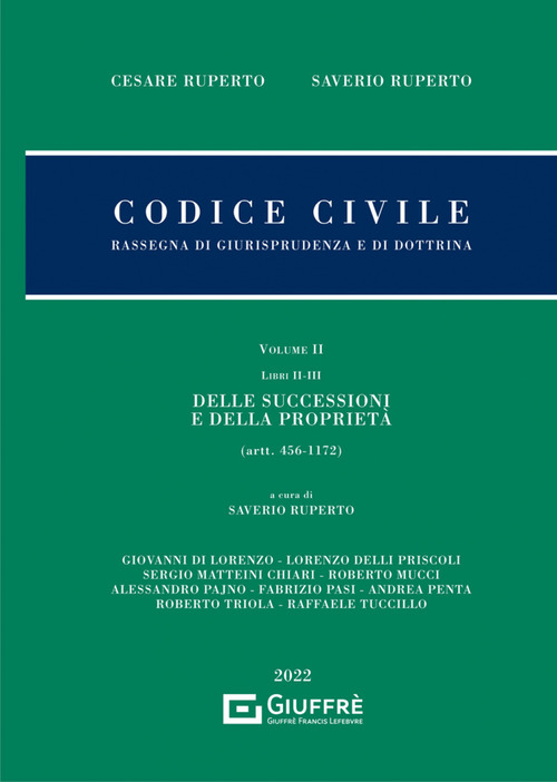 Codice civile. Rassegna di giurisprudenza e di dottrina