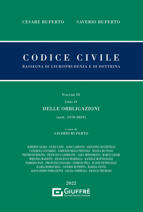 Codice civile. Rassegna di giurisprudenza e di dottrina