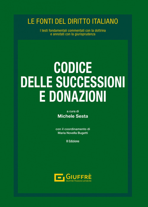 Codice delle successioni e donazioni
