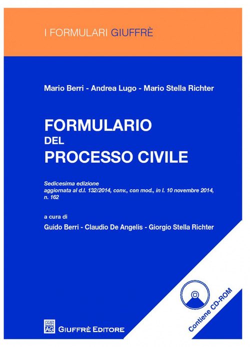Formulario del processo civile