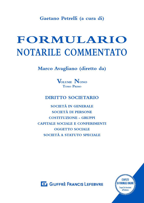 Formulario notarile commentato