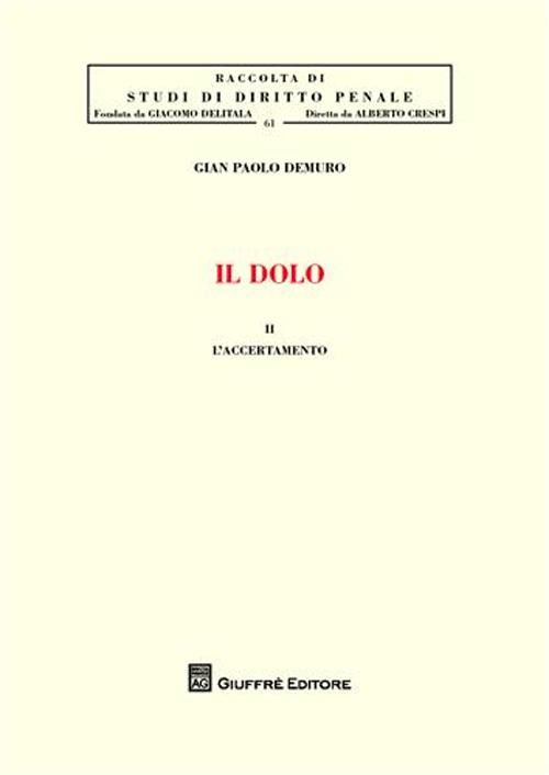 Il dolo