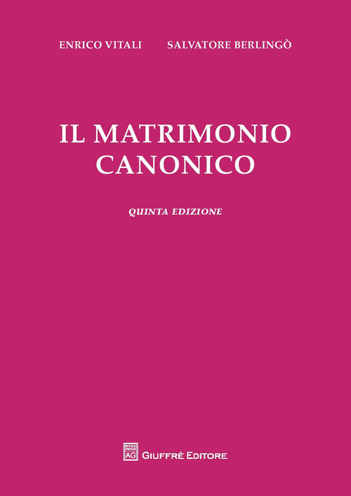 Il matrimonio canonico