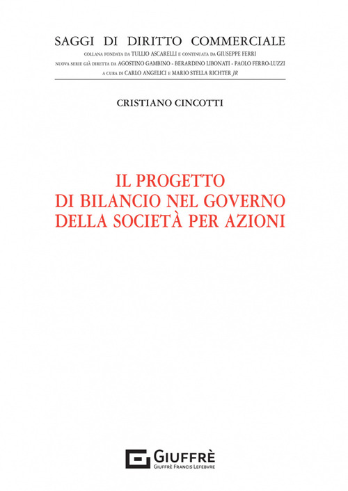 Il progetto di bilancio nel governo della società per azioni