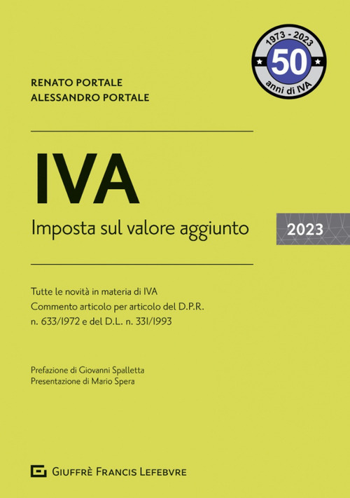 IVA. Imposta sul Valore Aggiunto 2023