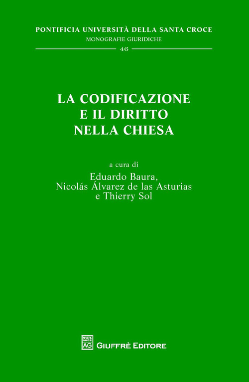 La codificazione e il diritto nella Chiesa