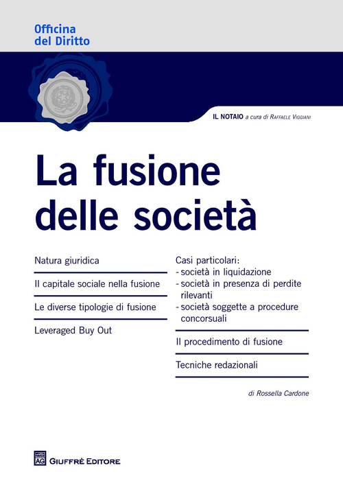La fusione delle società 
