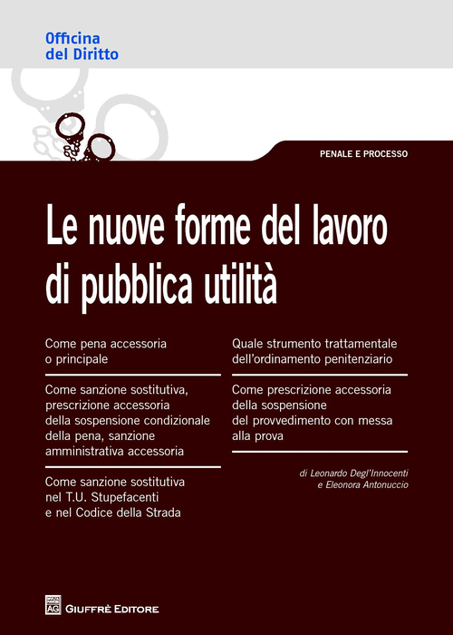 Le nuove forme del lavoro di pubblica utilit&agrave;&nbsp;