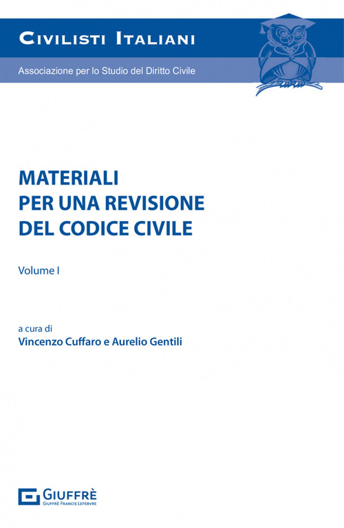 Materiali per una revisione del codice civile