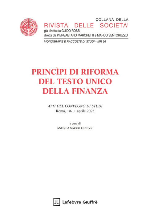 Principi di riforma del testo unico della finanza