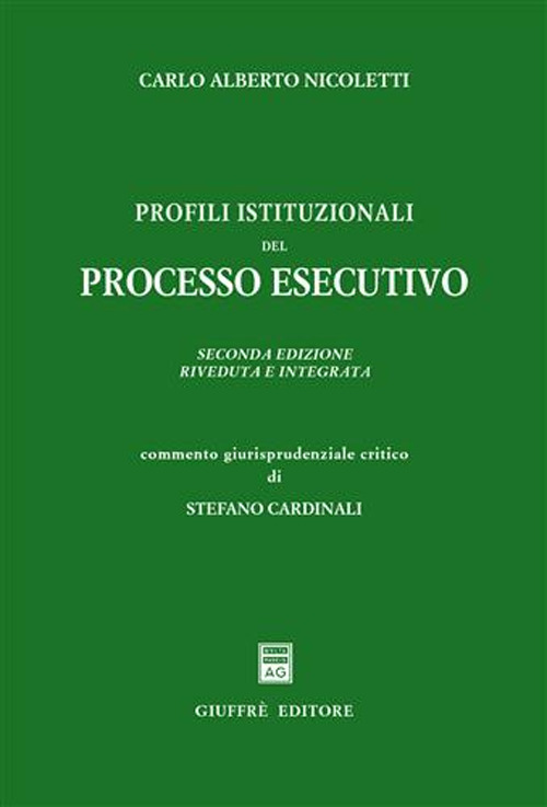 Profili istituzionali del processo esecutivo