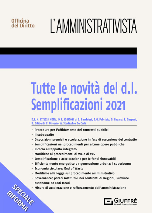 Tutte le novit&agrave; del d.l. Semplificazioni 2021