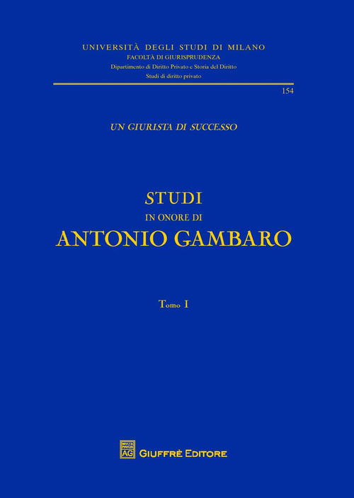 Un giurista di successo