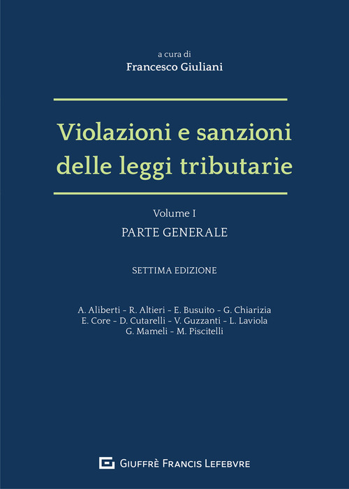 Violazioni e sanzioni delle leggi tributarie