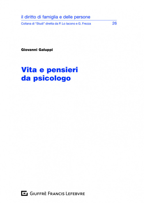 Vita e pensieri da psicologo