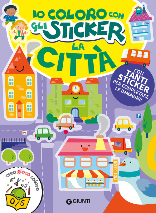 Citt&agrave;. Io coloro con gli stickers