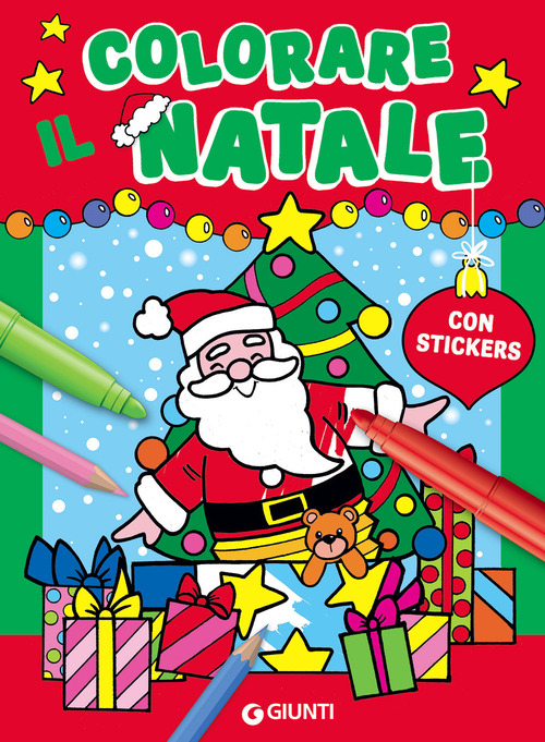 Colorare il Natale. Con adesivi