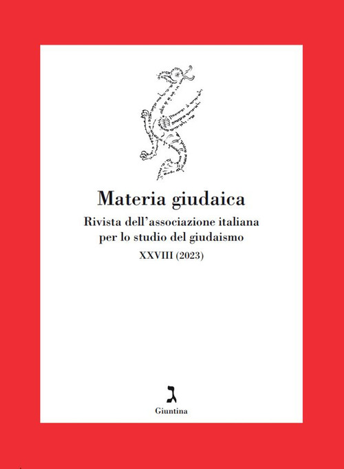 Materia giudaica. Rivista dell'Associazione italiana per lo studio del giudaismo