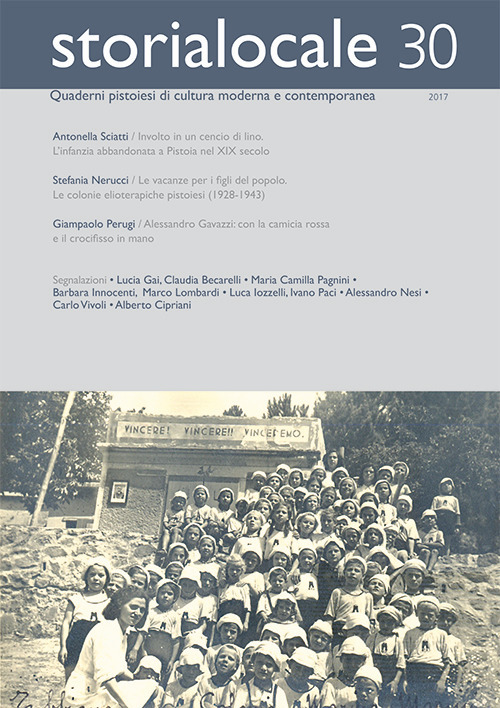 Storialocale. Quaderni pistoiesi di cultura moderna e contemporanea
