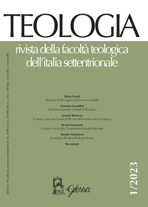 Teologia. Rivista della facolt&agrave; teologica dell'Italia settentrionale
