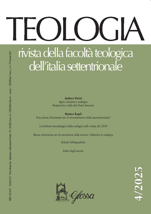 Teologia. Rivista della facolt&agrave; teologica dell'Italia settentrionale