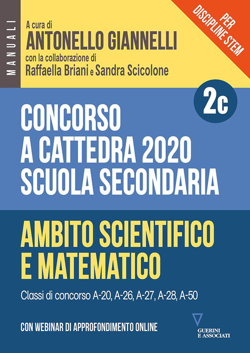 Concorso a cattedra 2020. Per discipline STEM. Scuola secondaria