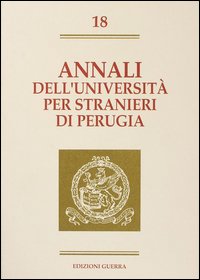 Annali dell'Universit&agrave; per stranieri di Perugia. Semestre Gennaio-Giugno 1993