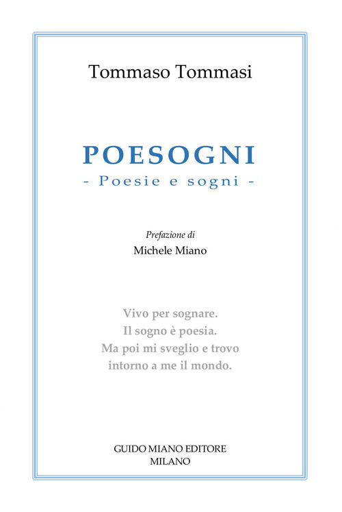 Poesogni. Poesie e sogni