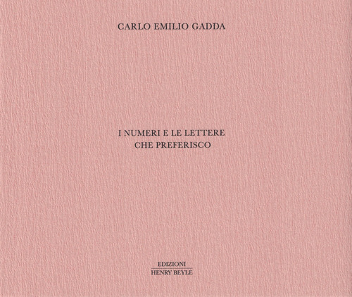 I numeri e le lettere che preferisco