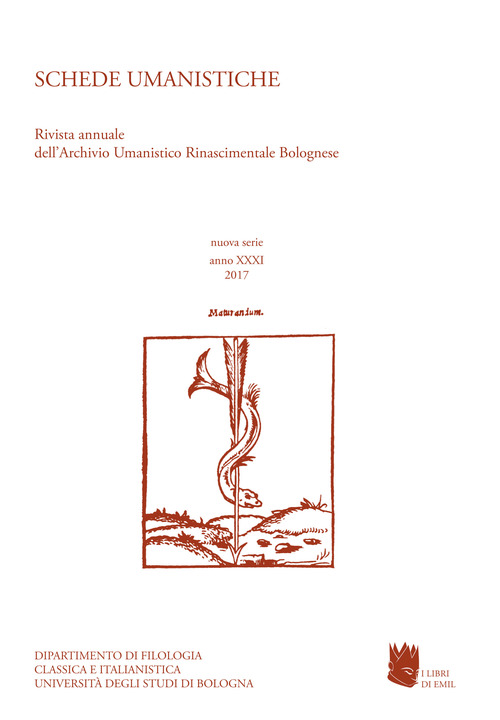 Schede umanistiche. Rivista annuale dell'Archivio Umanistico Rinascimentale Bolognese