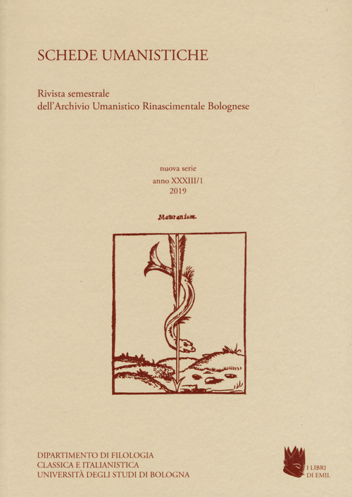 Schede umanistiche. Rivista annuale dell'Archivio Umanistico Rinascimentale Bolognese