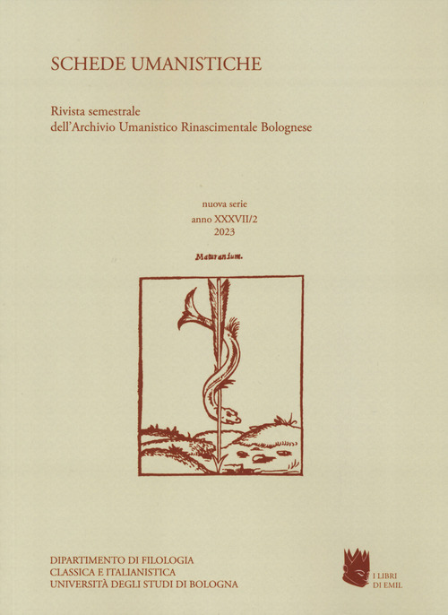 Schede umanistiche. Rivista annuale dell'Archivio Umanistico Rinascimentale Bolognese
