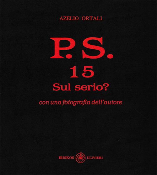 P.S. Con una fotografia dell'autore