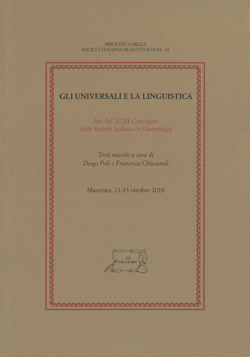 Gli universali e la linguistica