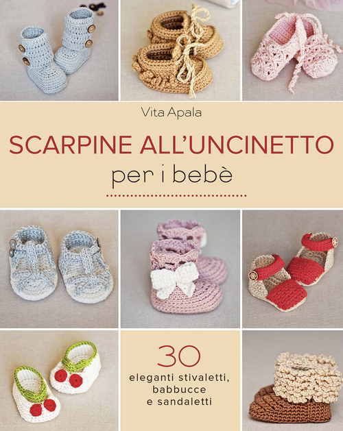 Scarpine all'uncinetto per i beb&egrave;