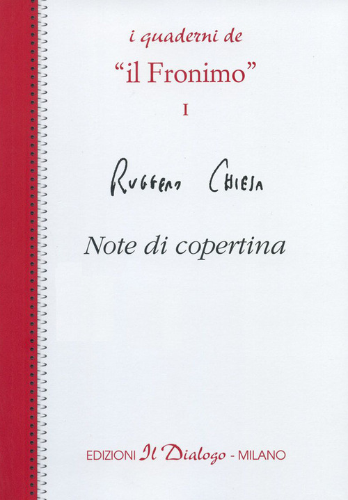 Note di copertina