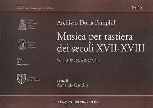 Archivio Doria Pamphilj. Musica per tastiera dei secoli XVII-XVIII
