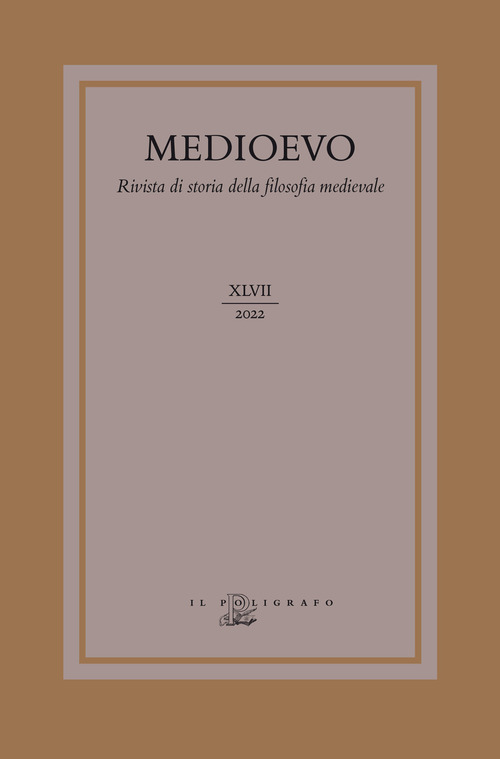 Medioevo. Rivista di storia della filosofia medievale