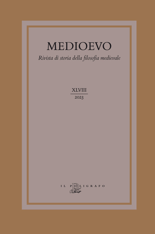 Medioevo. Rivista di storia della filosofia medievale. Ediz. italiana e inglese